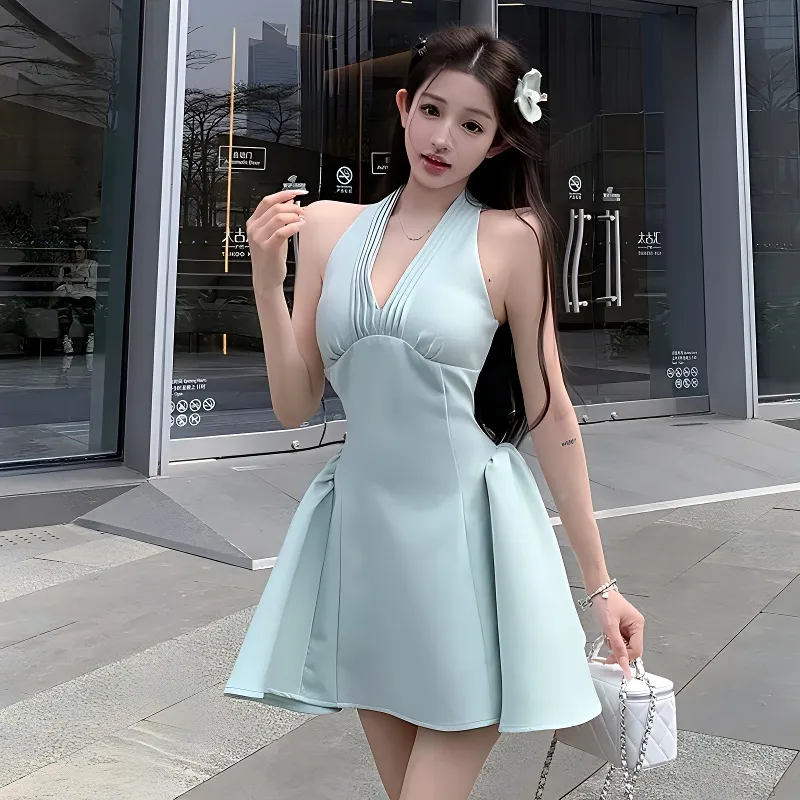 KYKW Sleeveless Dresses Women's Mint Green-4