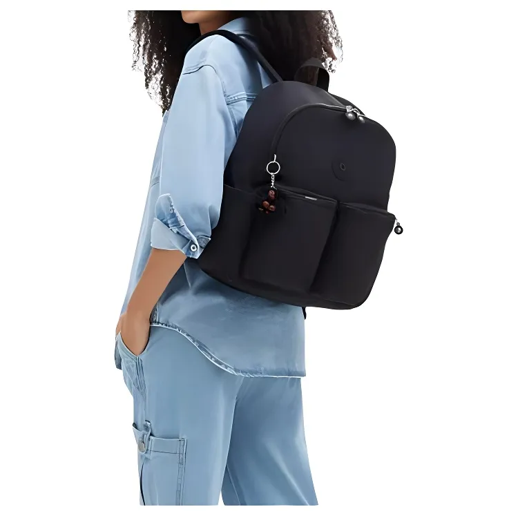 Kipling Polyamide Backpack Large Size Unisex Black-1