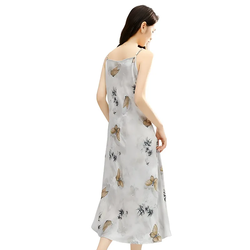 Late White Slip Dresses Women's Multicolor-3