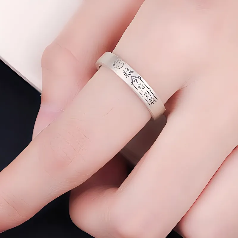 RURA S999 Fine Silver Rings Unisex Silver-4
