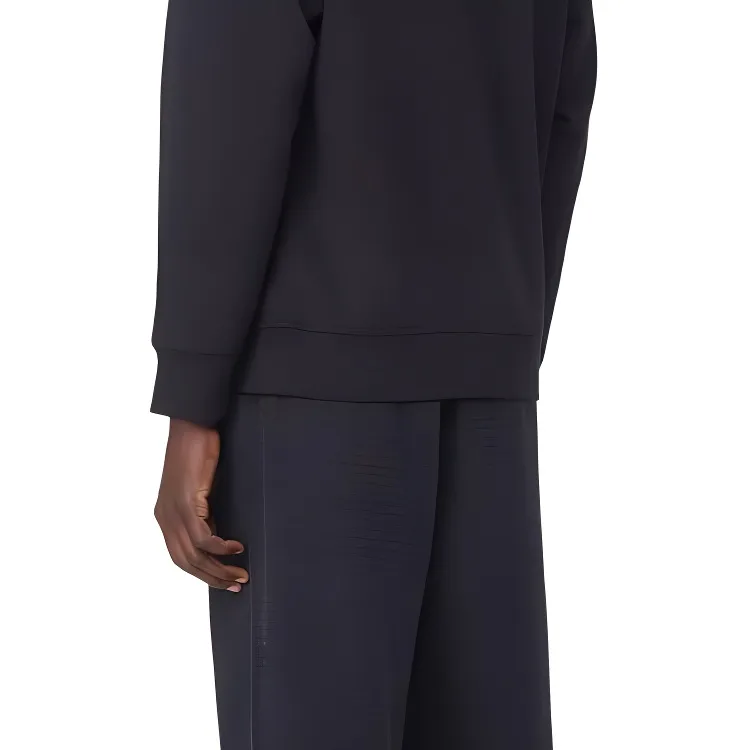 EMPORIO ARMANI Logo appliqué Hoodie-4