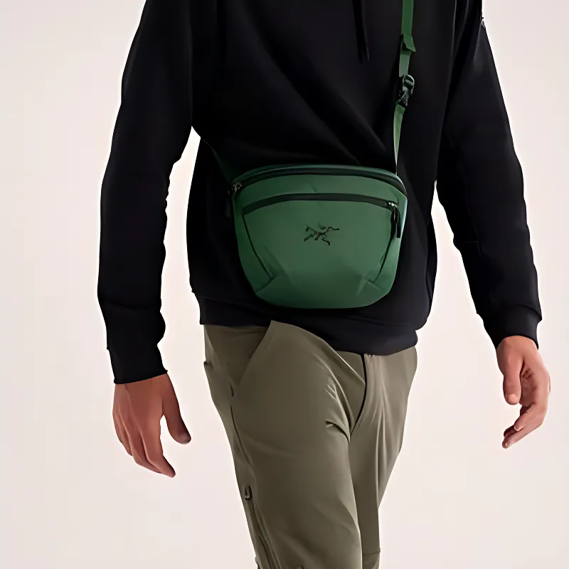 Arcteryx Mantis Recycled Polyester Shoulder Bag Crossbody Bag Fanny Pack Regular Unisex Forest Green-2