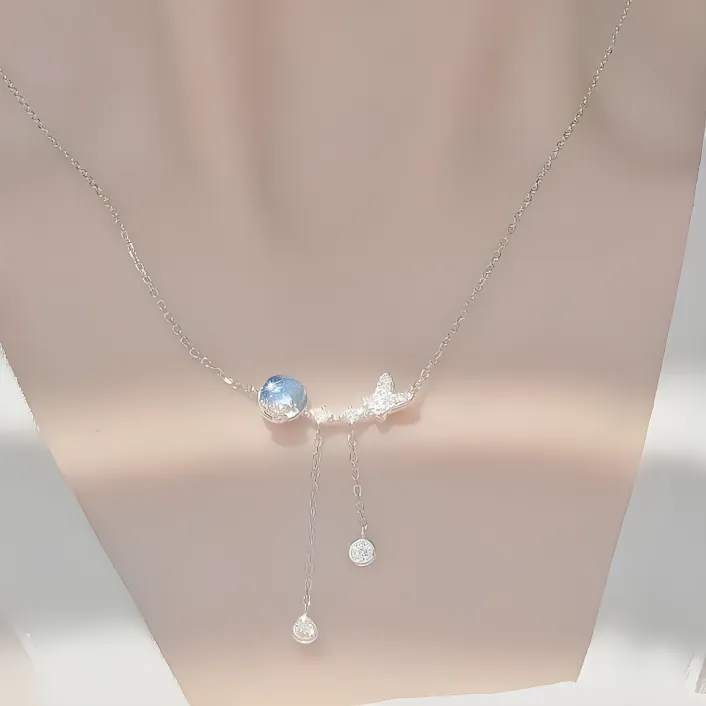 OGDAID S925 Silver Necklaces Women's-4