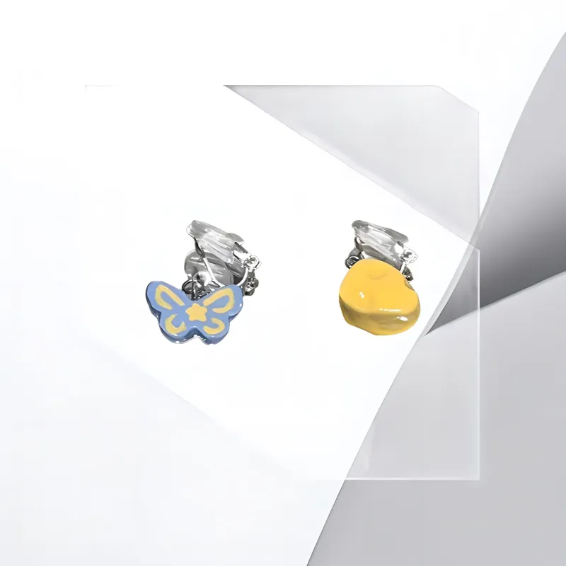 Universe Search Alloy Clip On Earrings Women's-4