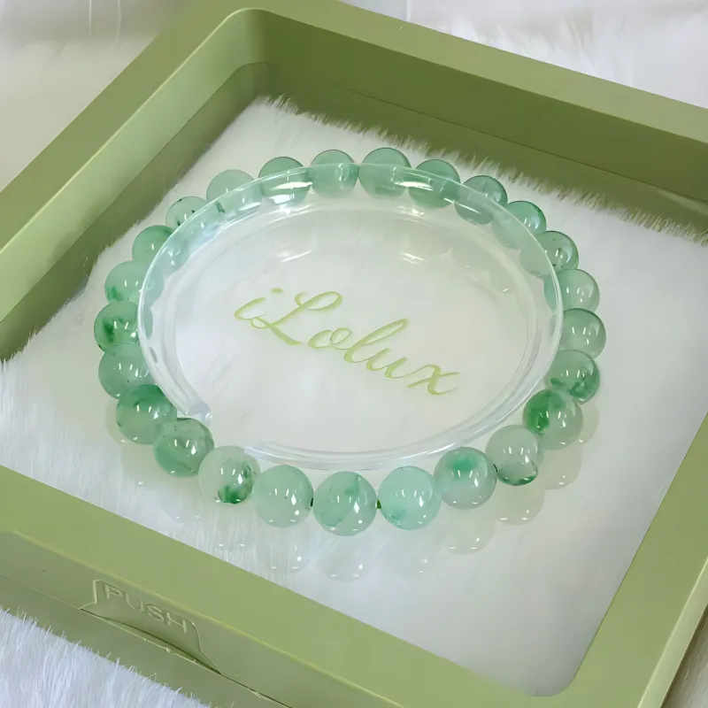 ILolu Natural African Emerald Bracelets Unisex-3