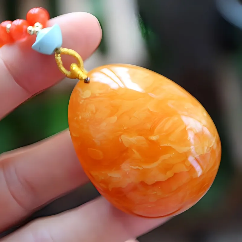 Xifeng Building Southern Red Agate Necklaces Women's-2