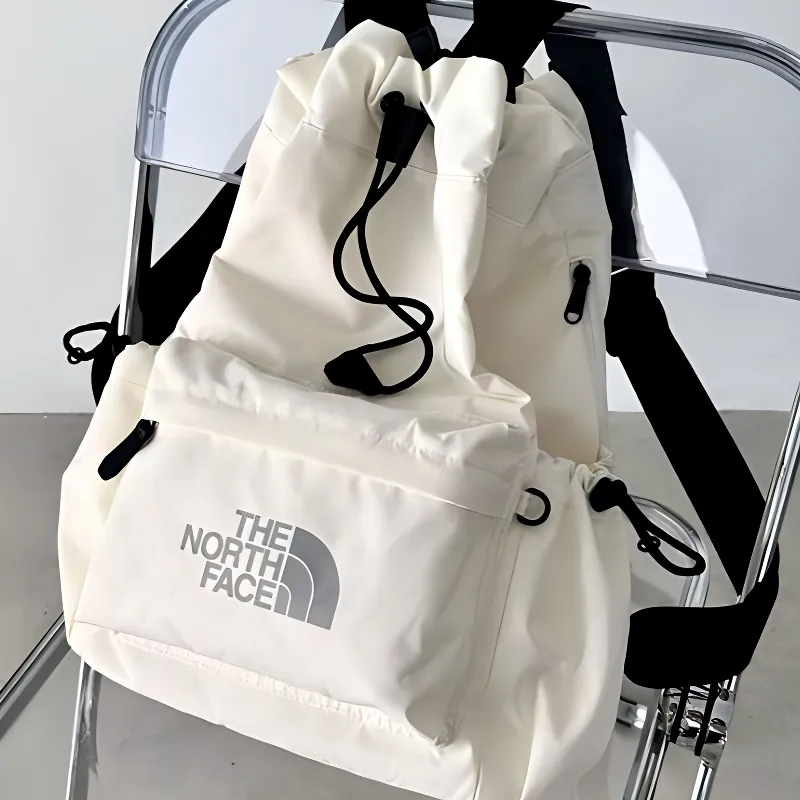 THE NORTH FACE 16L Backpacks Nylon Cream White Unisex-4