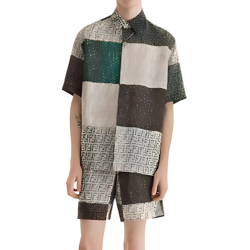 FENDI Ff Linen Shirt-3