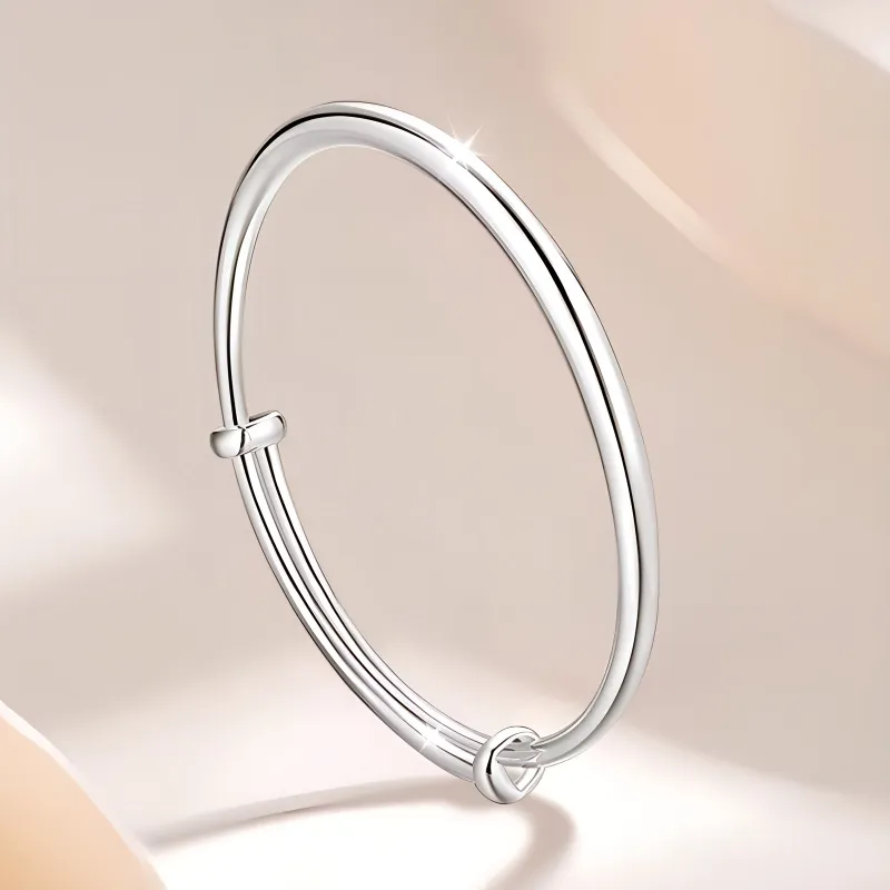 Beth Jewelry 999 Fine Silver Bangles Women's-3