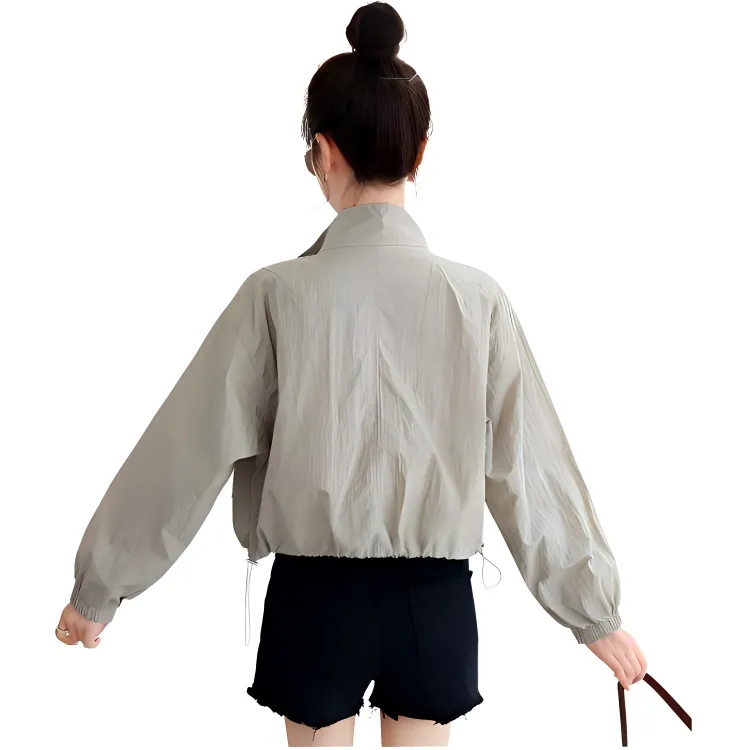 Mu Xiao Xin Cropped Coat Women's-6