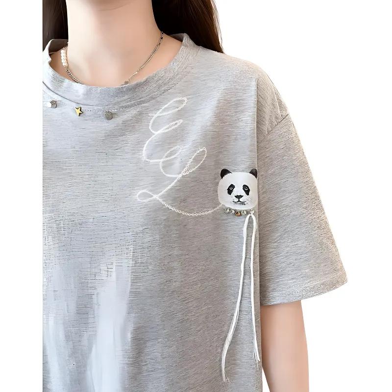 GOSO Drop Shoulder Sleeve T Shirt Women's-3