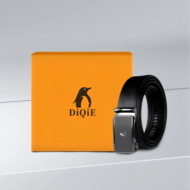 Emperor Penguin Cow Leather Belts Unisex Width 3.5 Cm-4