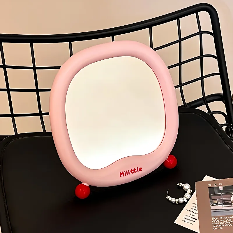Love Of Wormwood Portable Upright Make Up Mirrors Minimalist Style Desktop Makeup Station-4