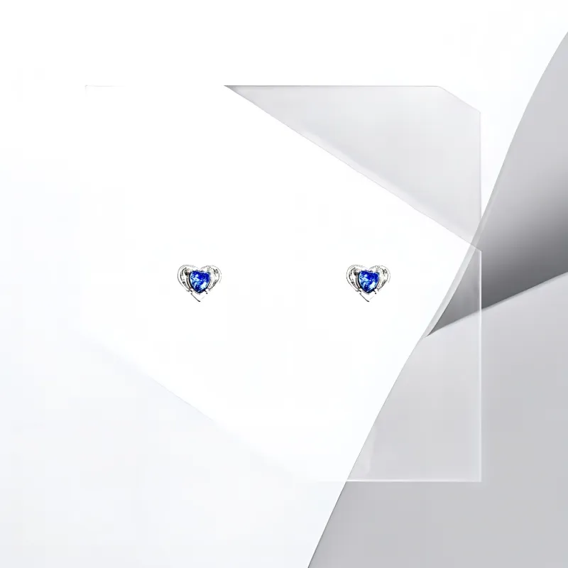 Universe Search S925 Silver Stud Earrings Women's-2