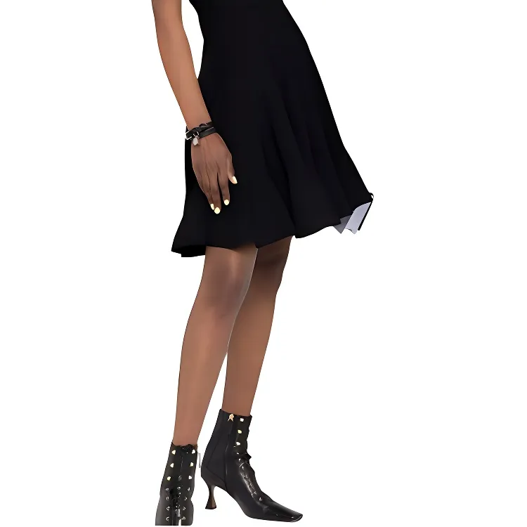 Alexander McQueen Sleeveless Dresses Women's Black-4