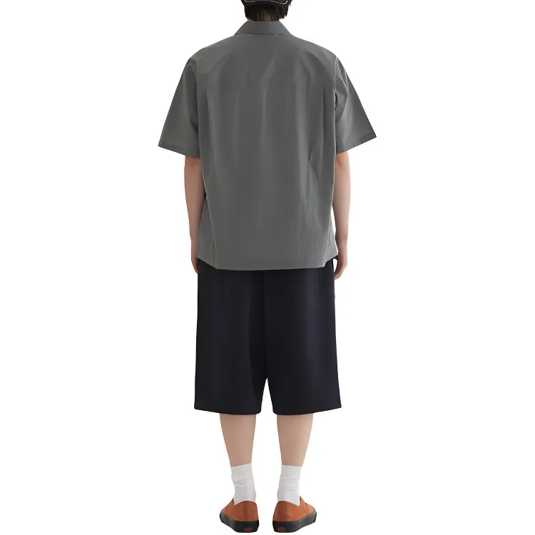 COVERNAT Shirts Unisex Sage Gray-4