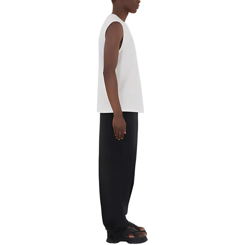 Burberry Tank Tops Men White-2