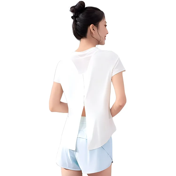 361° Yoga T Shirt Women's Cow Ivory-1