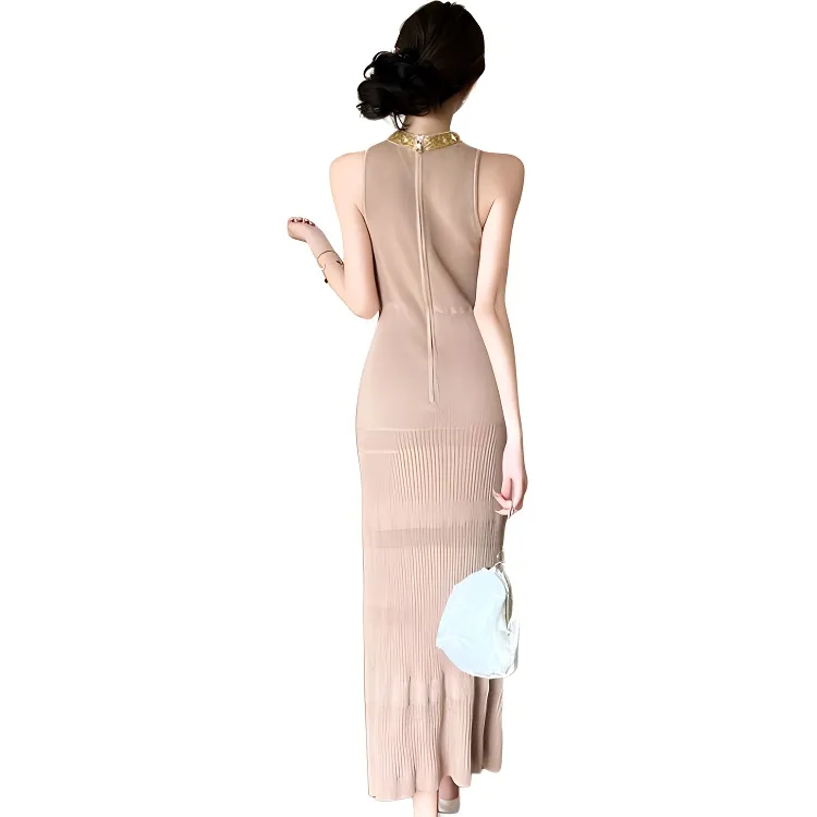 SNZX Sleeveless Dresses Women's-1