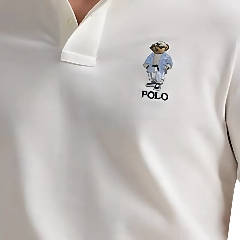 Ralph Lauren Polo Shirt Men's White-4