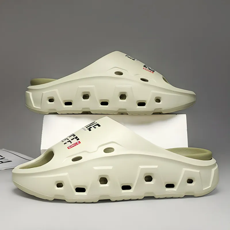Darcy Sen Slippers Black Gray/Light Green/Khaki White/White Black-59