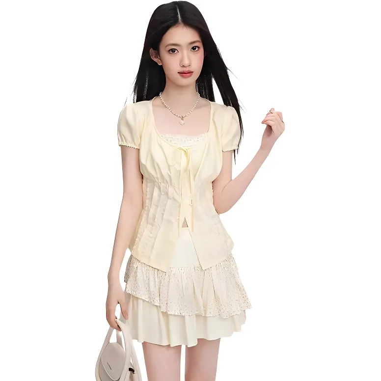 OZVO Two Piece Skirt Sets Women's-2