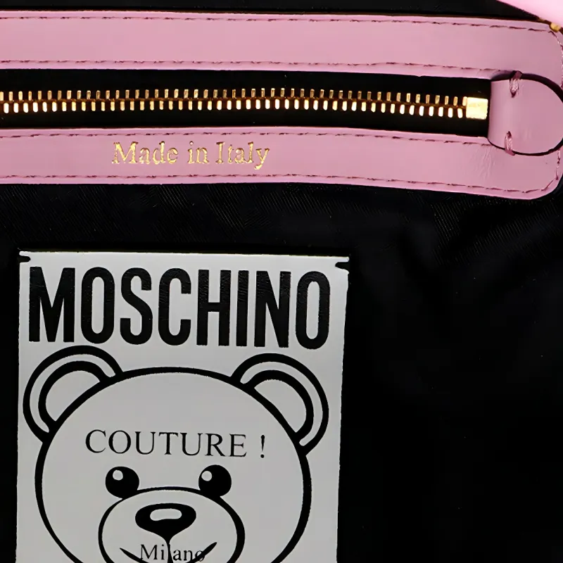 MOSCHINO Artificial Leather Backpack Women's Red-3