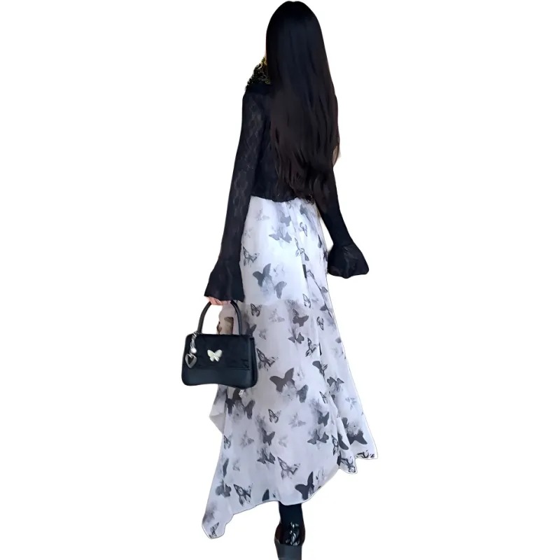ZCDECO Two Piece Skirt Sets Women's-0