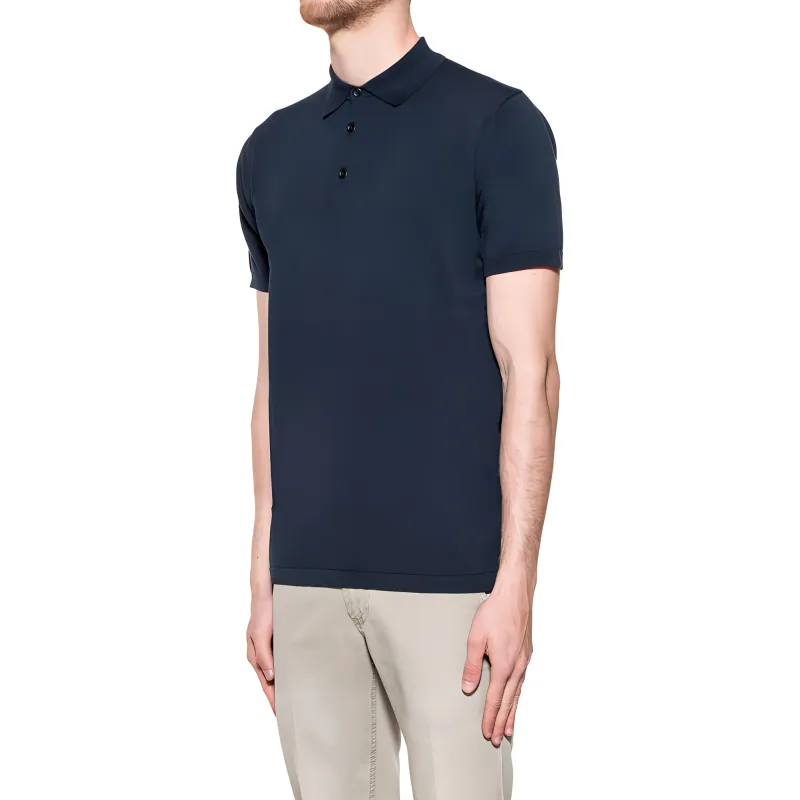 ASPESI Classic Short Sleeved Polo Shirt-3