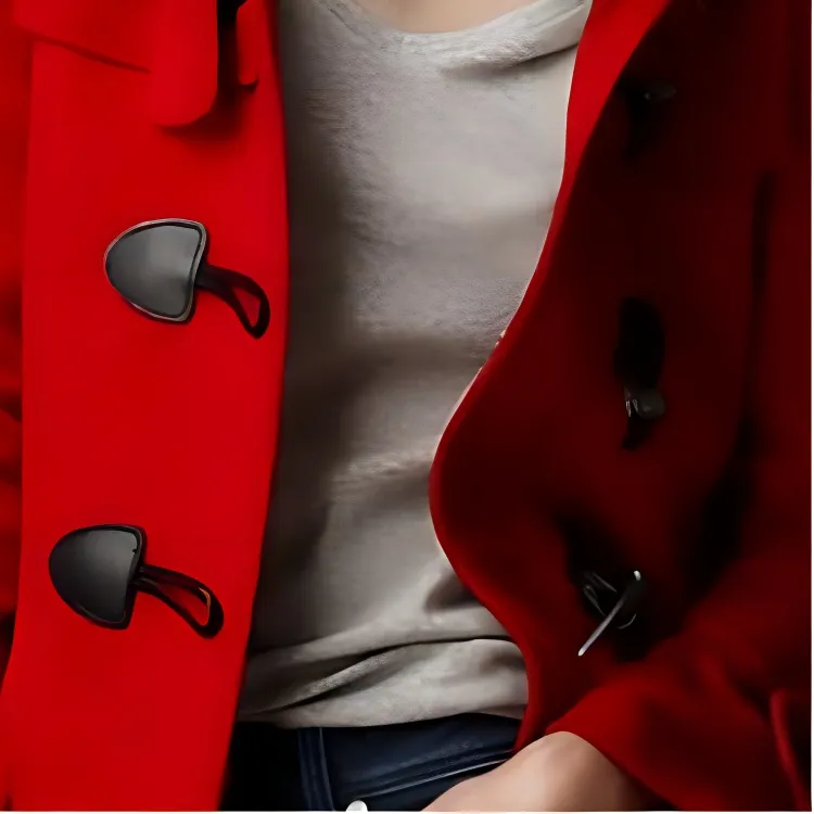 Burberry Trench Coats Women's Red-4