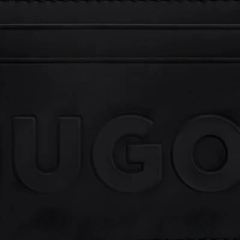 HUGO BOSS Sheepskin Card Holder Men's Black-3