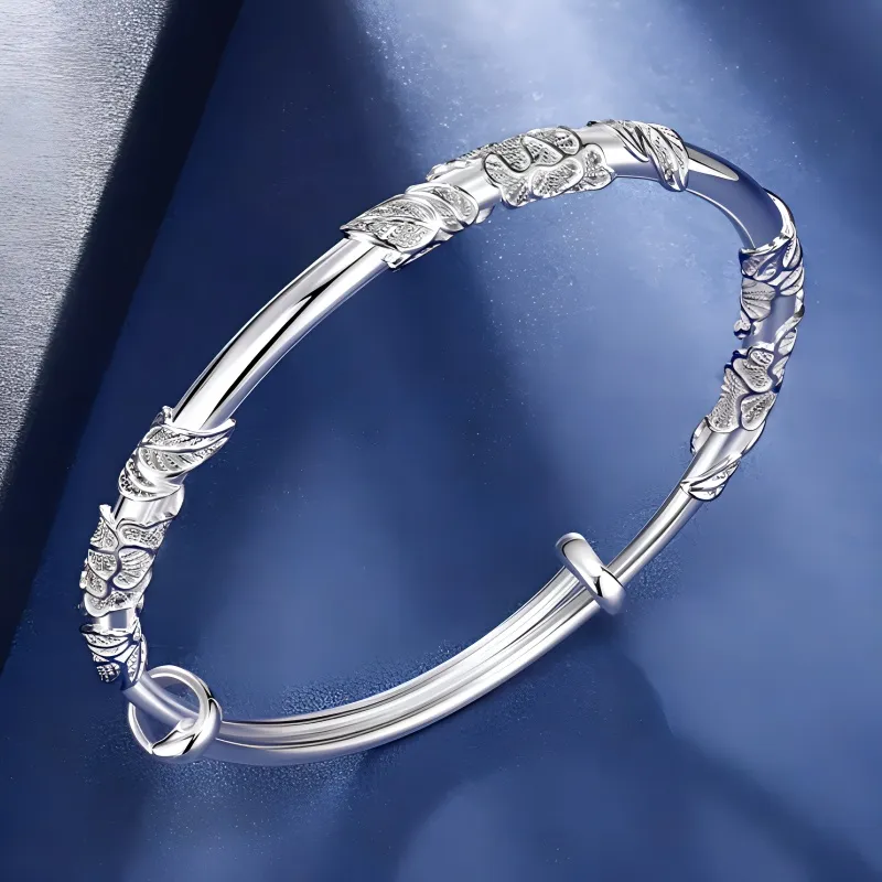Beth Jewelry 999 Fine Silver Bangles Women's-1