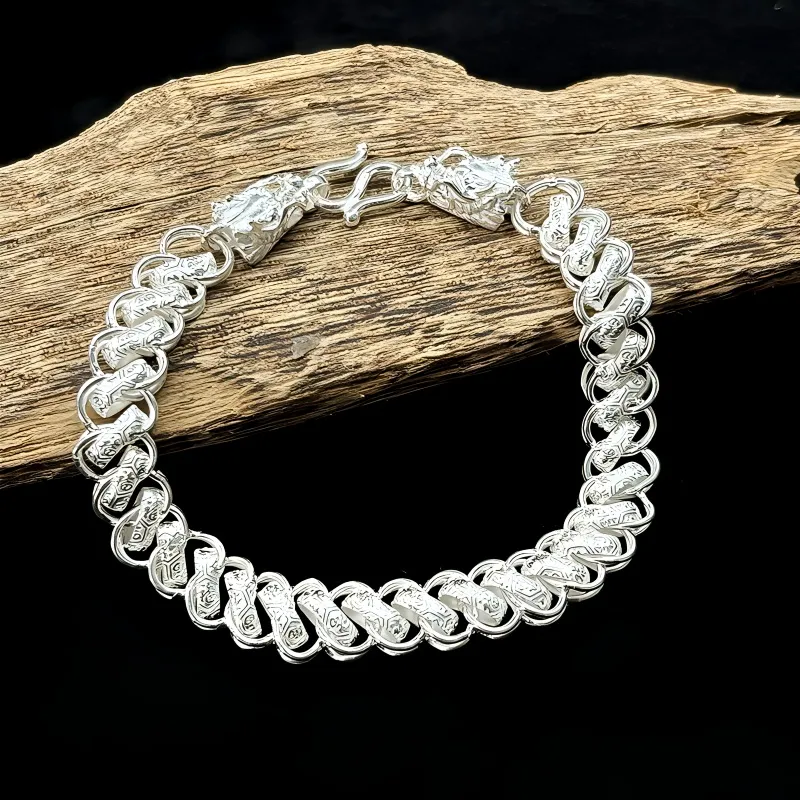 UZIID 999 Fine Silver Bracelets Unisex-4
