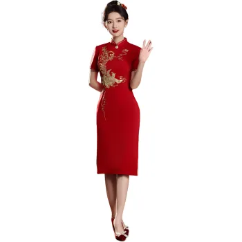 ENEESSI Cheongsams Women's Red