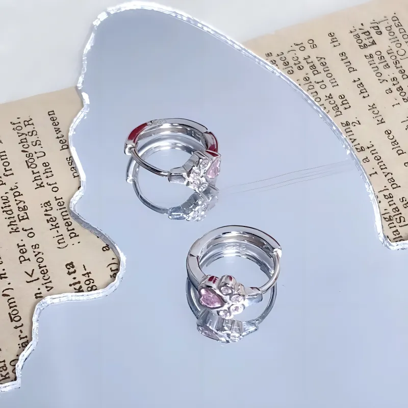 Barbie Sterling Silver Earrings Women's-4