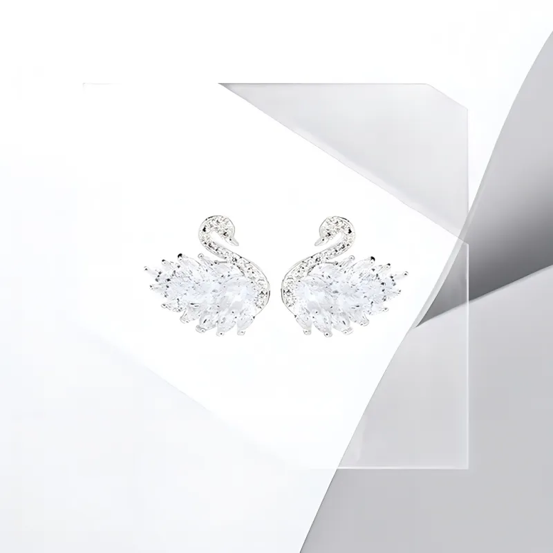 Universe Search Alloy Stud Earrings Unisex-14