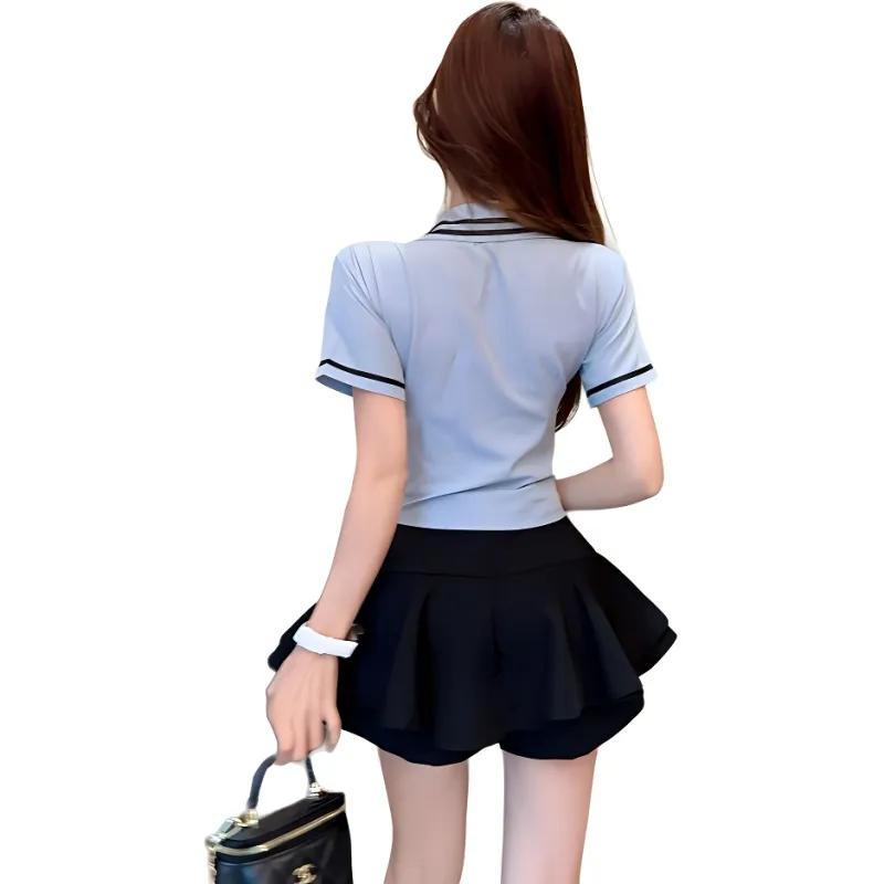 Mu Qingqing Two Piece Skirt Sets Women's-2