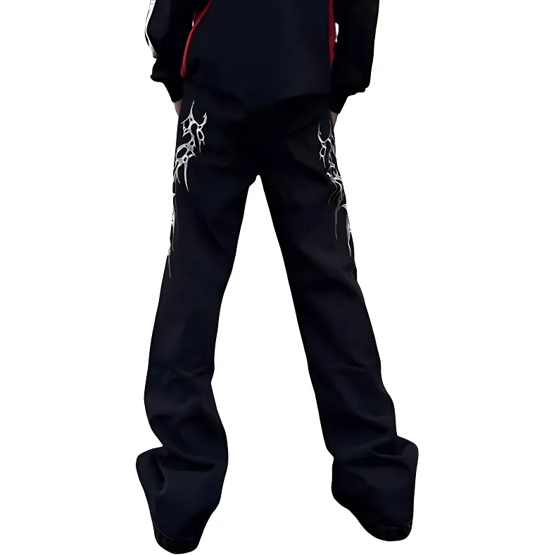 RASHOMONG Jeans Unisex Black-5