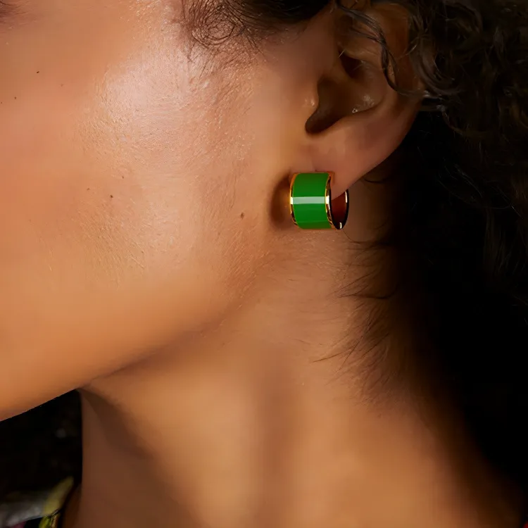 Kate Spade Stainless Steel Earrings Women's Green-4