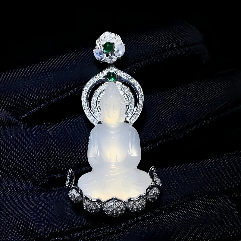 MUSHIFEN Chalcedony Necklaces Men's-1