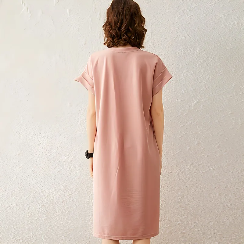 LUYOUYE Short Sleeved Dress Women's-1