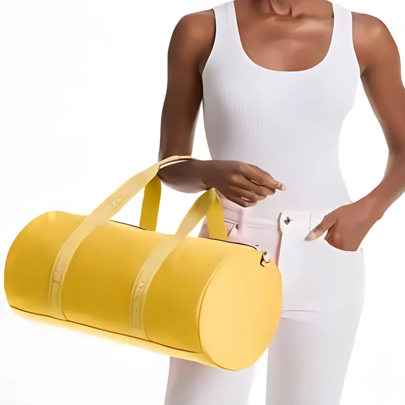 MICHAEL KORS Jet Set Nylon Travel Bag Unisex Yellow Daisy-3
