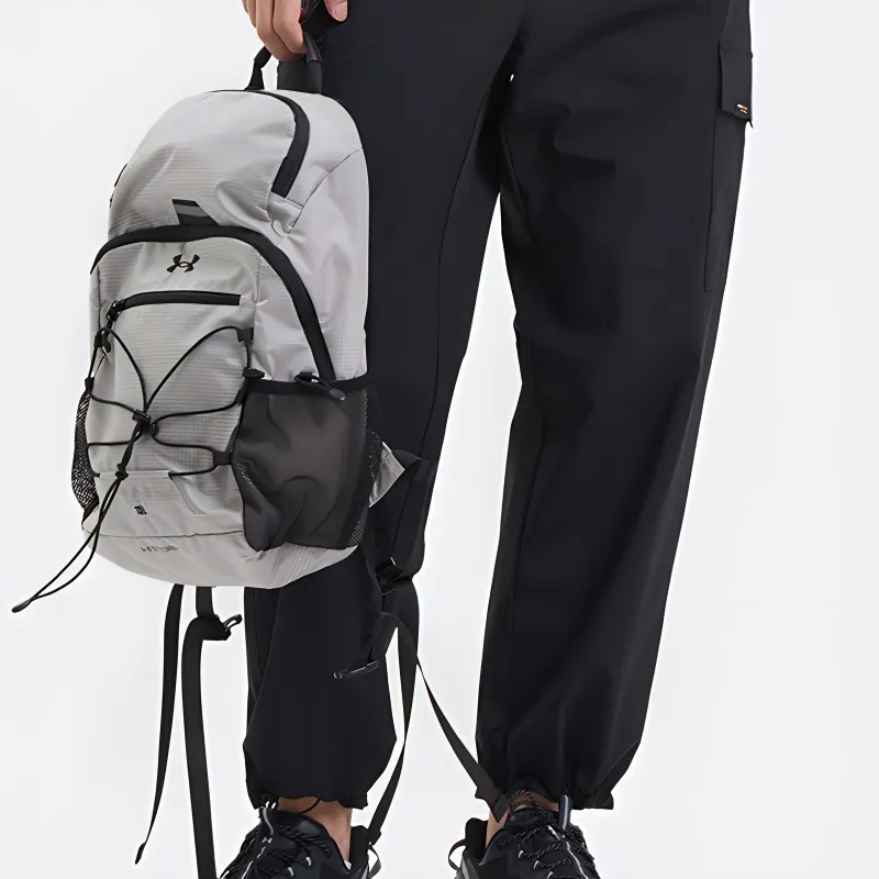 Under Armour Polyamide Backpack Unisex Silver White-2