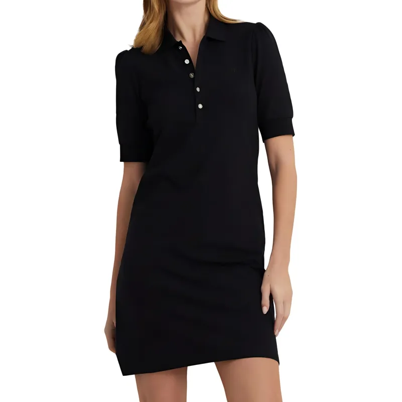 Polo Ralph Lauren Short Sleeved Dress Women's Black-3