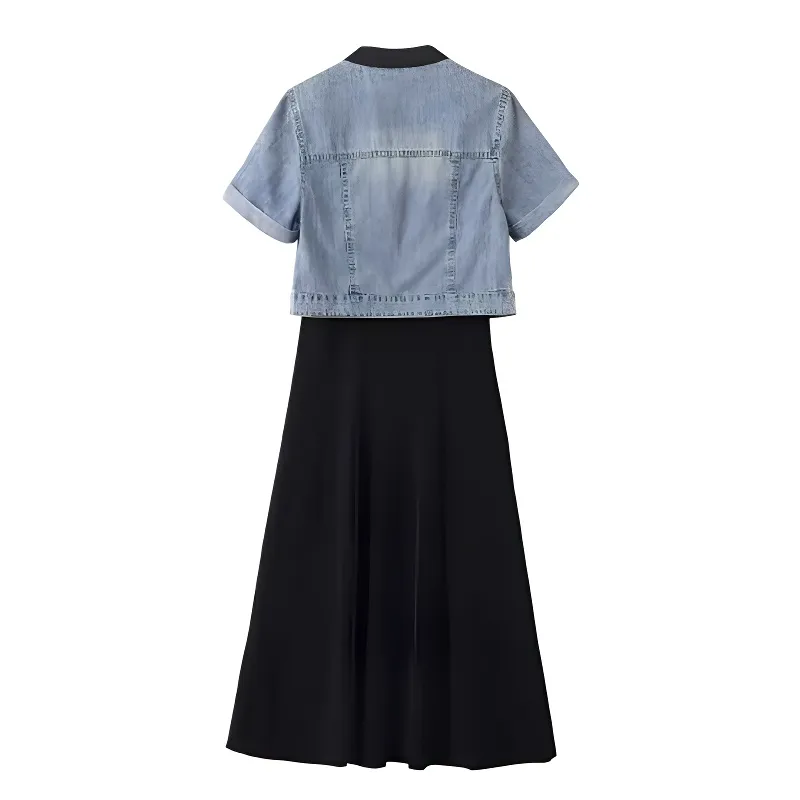 She Enjoys Short Sleeved Dress Women's-1