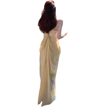 INCO VIBE Slip Dress Women's Yellow