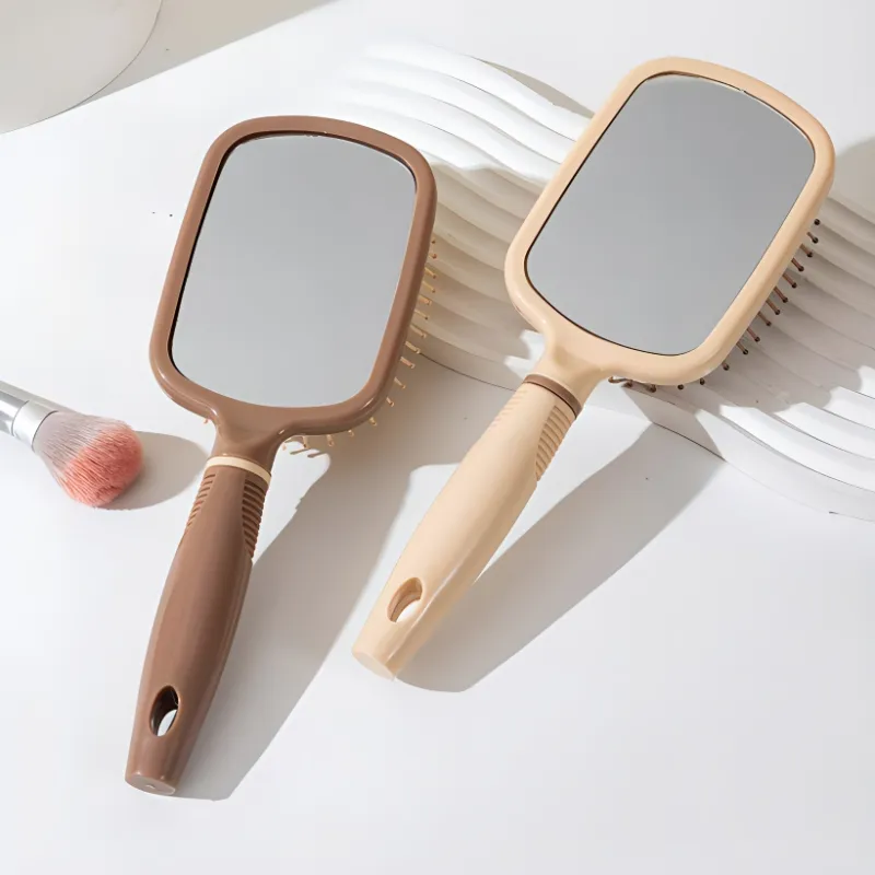 Love Of Wormwood Mirror Comb Integrated Airbag Large Plate Air Cushion Comb Fluffy Root-4