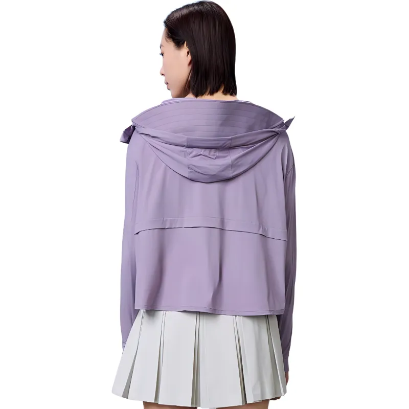 OUTDOOR PRODUCTS Breathable UV Protection Sun Protection Clothing Women's Gray Purple-2
