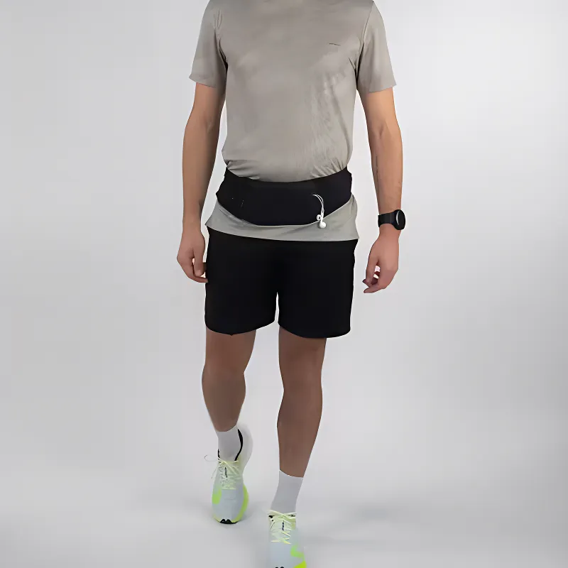 DECATHLON Polyester Fanny Pack Regular Unisex Black-4