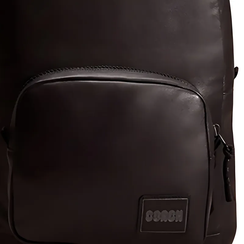 COACH Pacer Leather Backpack Large Size Men's Black-1